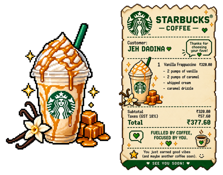 Jeh's coffee order