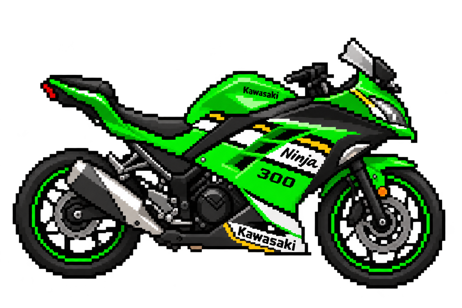 Ride across the screen — click me